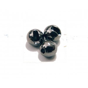 Tungsten beads slotted 3 100pcs